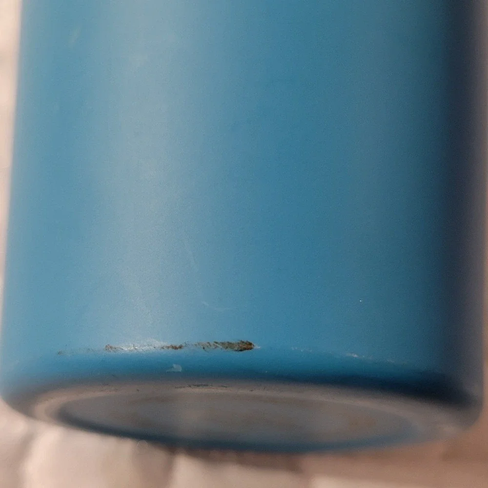 Starbucks 2014 Matte Sky Blue Stainless Steel 16oz Tumbler Collectible Coffee